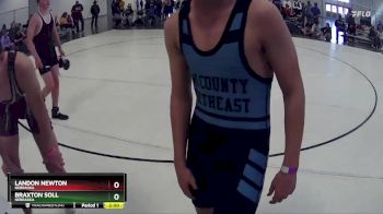 129 lbs Champ. Round 2 - Braxton Soll, Nebraska vs Landon Newton, Nebraska