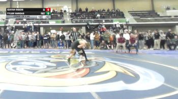 144 lbs Consi Of 8 #2 - Izayah Rison, East Greenwich vs Tyler Vargas, Ponaganset