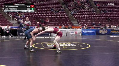 145 lbs Consi 1 - Caleb Hoffman, Wyoming Valley West vs Max Firestine, Franklin Regional
