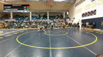 215 lbs Cons. Round 1 - Darren Calhoun, Pinedale vs Taj Prine, Lander Valley
