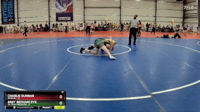 96 lbs Rd# 9- 2:15pm Saturday Final Pool - Bret Bednarczyk, VA Team Predator vs Charlie Dunbar, PA Blue