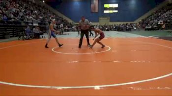 1 lbs Champ. Round 1 - Zane Perkins, George Wythe (Wytheville) vs Heath Sutherland, Castlewood