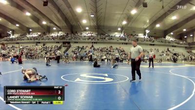 60 lbs 1st Place Match - Cord Stewart, Nixa Youth Wrestling-AAA  vs Landry Schwab, Joplin Youth Wrestling Club-AAA 