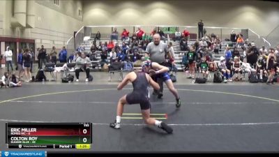 110 lbs Round 2 (4 Team) - Colton Roy, Dundee Blue vs Eric Miller, Romeo WC