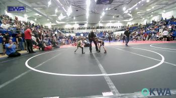 37 lbs Rr Rnd 3 - Tucker Hawkins, Checotah Matcats vs Finlee Bowman, Team Tulsa Wrestling Club