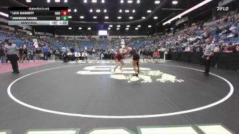 155 lbs Semifinal - Lexi Barnett, Hays Hs vs Addison Vogel, Bonner Springs HS