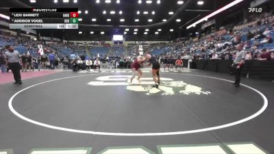 155 lbs Semifinal - Lexi Barnett, Hays Hs vs Addison Vogel, Bonner Springs HS