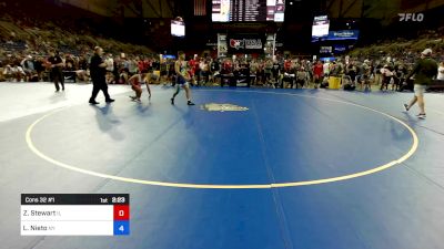 138 lbs Cons 32 #1 - Zachary Stewart, IL vs Luke Nieto, NY