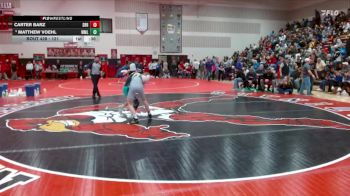 121 lbs Cons. Round 4 - Carter Barz, Sauk Rapids-Rice vs Matthew Voehl, Windom-Mountain Lake