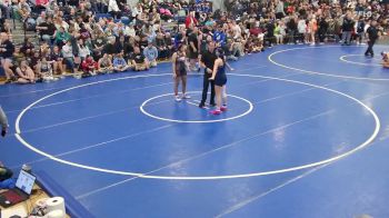 145 lbs Quarterfinal - Gineishka Figueroa, Dunkirk vs Riley Hawley, Frewsburg