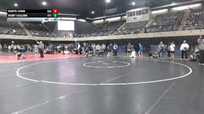 100 lbs Final - Dante Cobb, Kingston vs Koby Collins, Pittsburgh