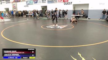 120 lbs Semifinal - Lincoln Werner, Interior Grappling Academy vs Gunnar Davis, Cordova Pounders Wrestling Club