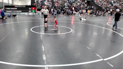 46 lbs 5th Place Match - Emmett Pittmann, Siouxland Wrestling Academy vs Theo Mason, Fusion