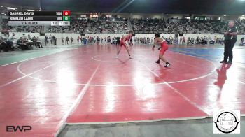 130 lbs 5th Place - Gabriel Davis, Tough N Technical Wrestling Club vs Kinsler Lamb, Altus JH