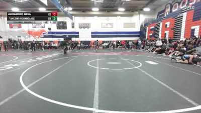 126 lbs Champ. Round 3 - Alejandro Nava, Canyon Springs vs Jacob Rodriguez, Clovis North