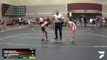 60/65 Quarterfinal - Rye Harrington, Beast Mode vs Cory Buckley, Region Wrestling Academy