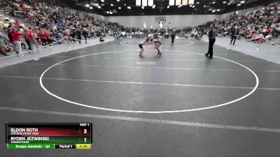 106 lbs 11th Place Match - Eldon Roth, Stevens Point High vs Ryden Jezwinski, Winneconne