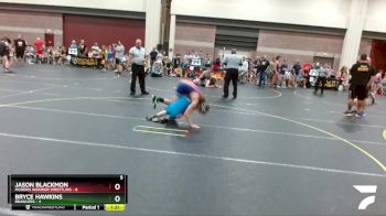 125 lbs Round 3 (6 Team) - Jason Blackmon, Modern Warrior Wrestling vs Bryce Hawkins, Brawlers
