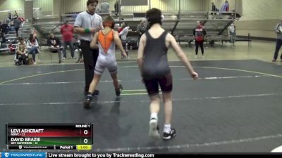 101 lbs Round 1 (6 Team) - David Brazie, Get Hammered vs Levi Ashcraft, NBWC