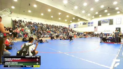 138 lbs Cons. Round 2 - Jason Bacha, Canyon Springs High School vs Mason Stewart, Lancers WC