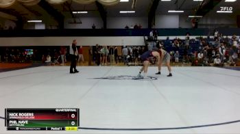 197 lbs Quarterfinal - Nick Rogers, Springfield College vs Phil Nave, Gettysburg