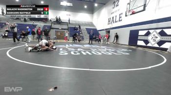 132 lbs Consolation - Malachi Washington, Bookert T Washington vs Daishawn Mayfield, Tulsa Hale