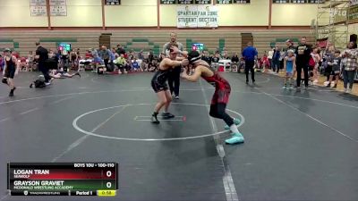 100-110 lbs Round 1 - Grayson Graviet, McDonald Wrestling Accademy vs Logan Tran, Seawolf