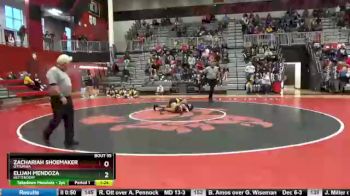 152 lbs Semifinal - Elijah Mendoza, Bettendorf vs Zachariah Shoemaker, Ottumwa