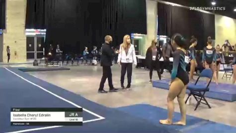 Isabella Cheryl Edralin - Floor, Excalibur Gym #125 - 2021 USA Gymnastics Development Program National Championships