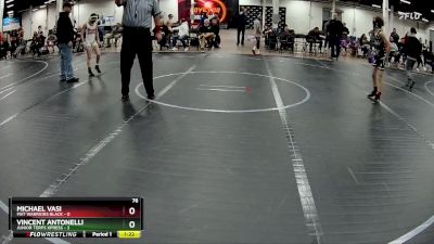 76 lbs Round 1 (4 Team) - Michael Vasi, Mat Warriors Black vs Vincent Antonelli, Junior Terps Xpress