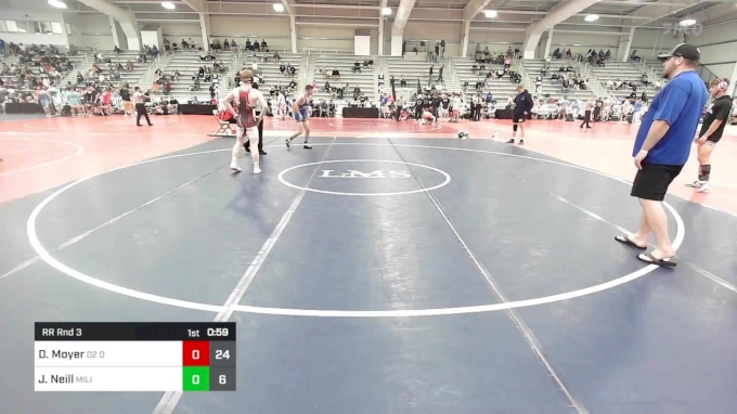 145 lbs Rr Rnd 3 - Dom Moyer, D2 Ducks vs Jake Neill, Militia Wrestling ...