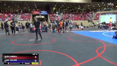 83 lbs Quarterfinal - Alex Lobdell, TX vs Luke Collins, CO