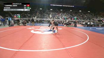 4A-150 lbs Champ. Round 1 - JD Davis, Cheyenne East vs Campbell Smith, Central