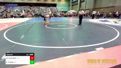 68 lbs Round Of 16 - Nova Andrade, Toppenish USA vs Elle Collier, Mad Dawg Wrestling Club