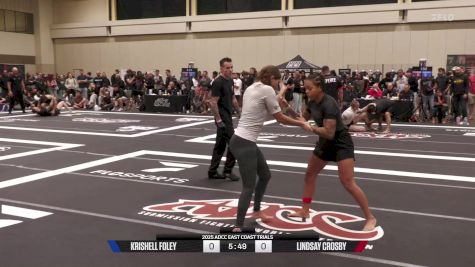 Lindsay Crosby vs Krishell Foley 2025 ADCC East Coast Trials
