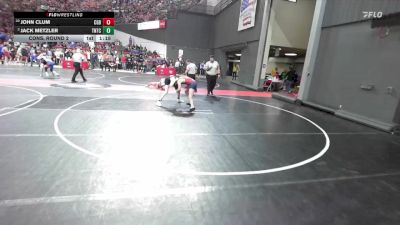 130 lbs Cons. Round 2 - Jack Metzler, Team Nazar Training Center vs John Clum, JJ`s Club Wrestling