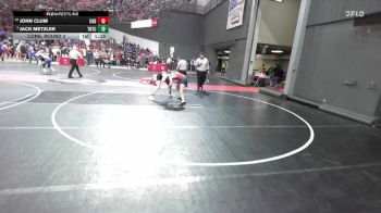 130 lbs Cons. Round 2 - Jack Metzler, Team Nazar Training Center vs John Clum, JJ`s Club Wrestling