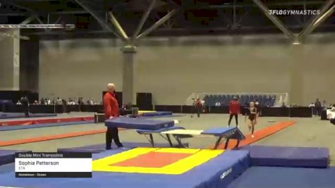 Sophia Patterson - Double Mini Trampoline, ETA - 2021 USA Gymnastics Championships