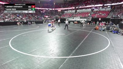 157 lbs Champ. Rd Of 16 - Jeffrey Stefanich, Random Lake vs Gavin Tritz, Assumption/Pacelli