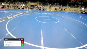 132-140 lbs Round Of 16 - Rhys Novosad, R.A.W. vs Kolbe Bargas, Salina Wrestling Club