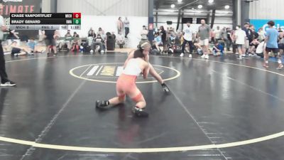 95 lbs Rr Rnd 9 - Chase VanPortfliet, Michigan Premier Red - BHS vs Brady Genard, Roundtree Wrestling Academy - BHS