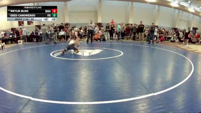 92 lbs Semifinal - Enzo Canonizado, Nova WC vs Weylin Bliss, Wild Buffalo Wrestling Club