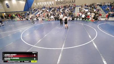 142 lbs Quarterfinal - Kohen Flinders, Westlake vs Jaxen Honey, Team Prestige