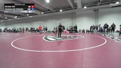 Champ. Round 1 - Juliana Tice, Greater Heights Wrestling vs Shaniah-Lee Ferreira, FCA HI Wrestling Club