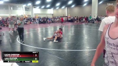 106 lbs Semis & 1st Wrestleback (8 Team) - Lucas Overton, Terre Haute South Red vs Liam Feather, Anchor Wrestling