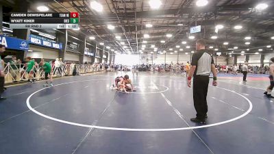 106 lbs Rr Rnd 2 - Camden DeWispelare, Nebraska Red - HSB vs Wyatt Kiner, Diesel - HSB