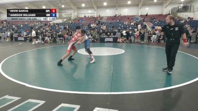 132 lbs 1st Place Match - Devin Garcia, Suples vs Jameson Williams, Gold Rush Wrestling