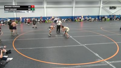 120 lbs Champ. Round 3 - Cash Cailliau, Unattached vs Braiden Harmsen, Unattached