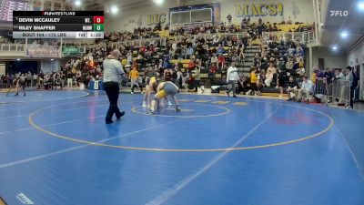 172 lbs Round Of 16 - Devin McCauley, Mt. Lebanon vs Riley Shaffer, Norwin