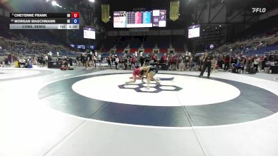 120 lbs Cons. Semis - Cheyenne Frank, MI vs Morgan Maschmann, NE